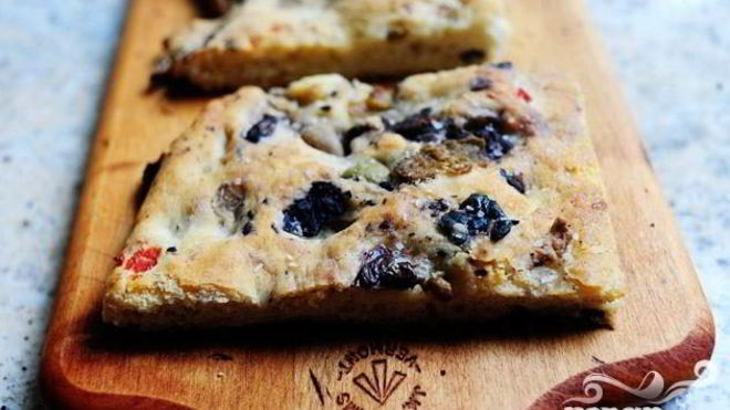 Рецепт Фокачча с маслинами