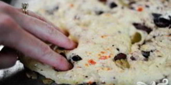 Рецепт фокачча с маслинами