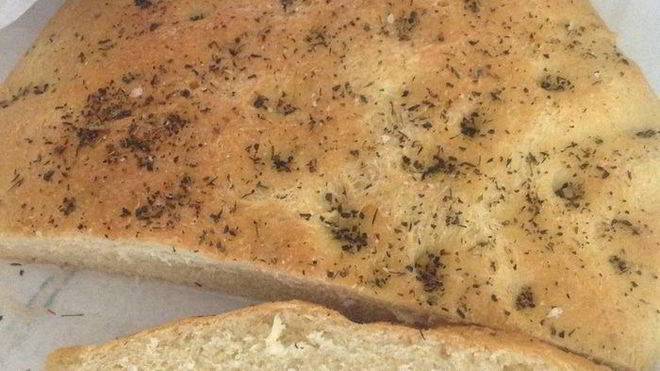 Рецепт Фокачча с полентой