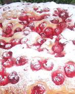 Фокачча с вишней XXL