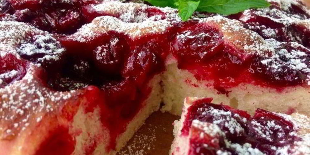 Рецепт фокачча с вишней xxl