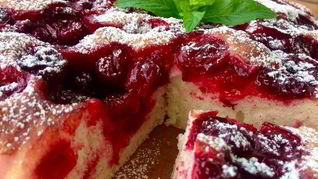 Рецепт Фокачча с вишней