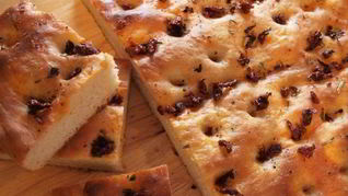 Рецепт Фокачча с вялеными помидорами