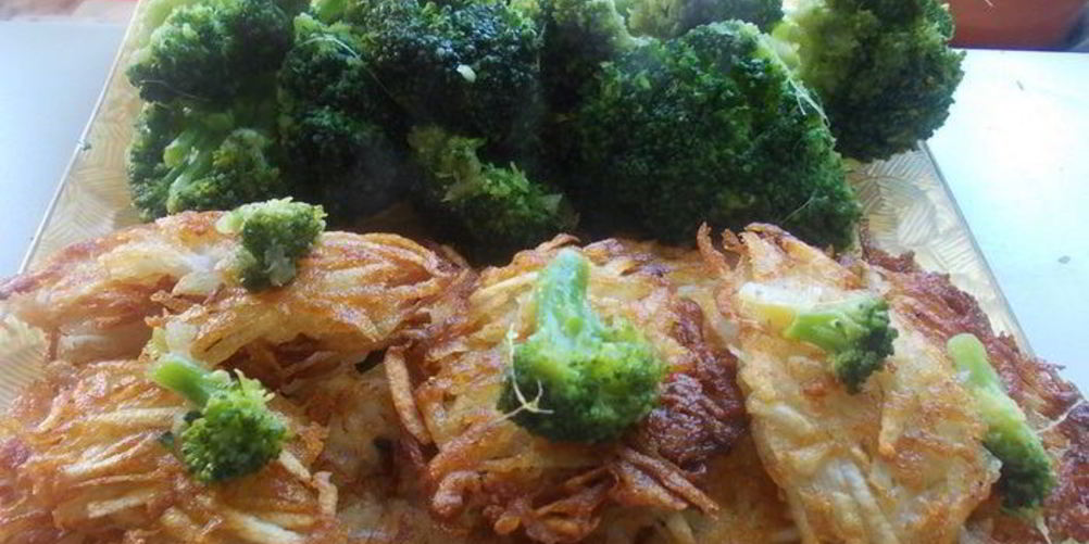 Как приготовить капустка брокколи с картофельными лепешками