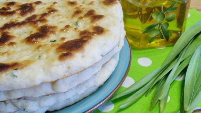 Рецепт Лепешка с маслом