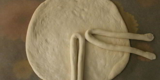 Рецепт лепешка цветок