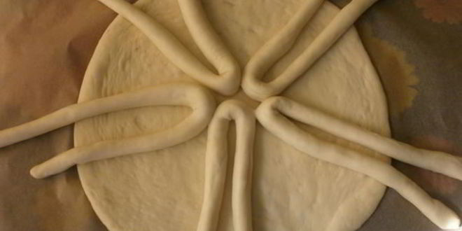 Рецепт лепешка цветок