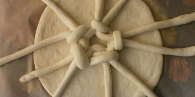 Рецепт лепешка цветок