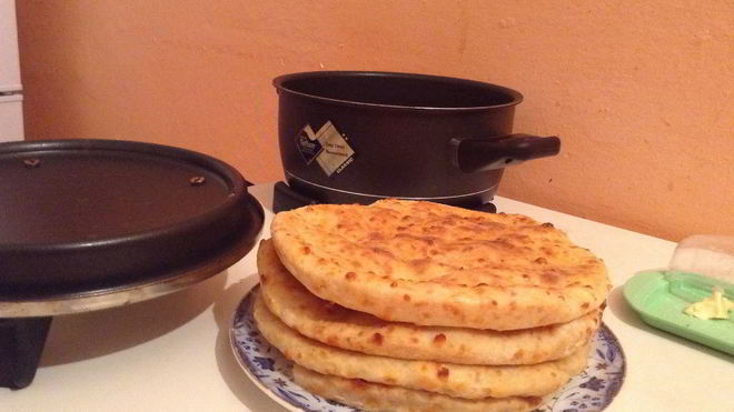 Рецепт Лепешки из творожного теста