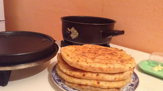 Рецепт Лепешек иза творожного тест