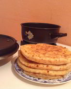 Лепешки из творожного теста