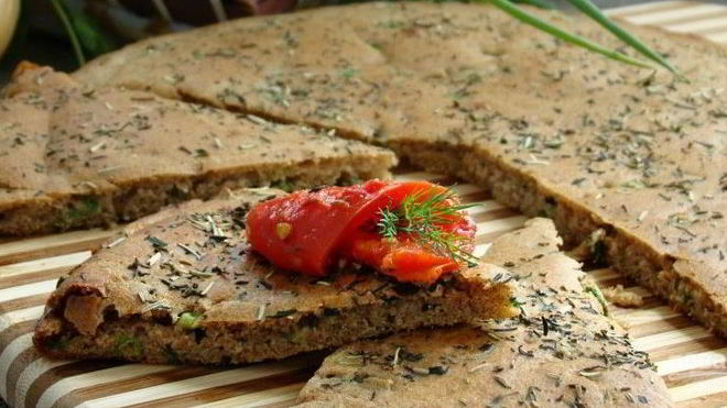 Рецепт Лепешки Луковые в духовке