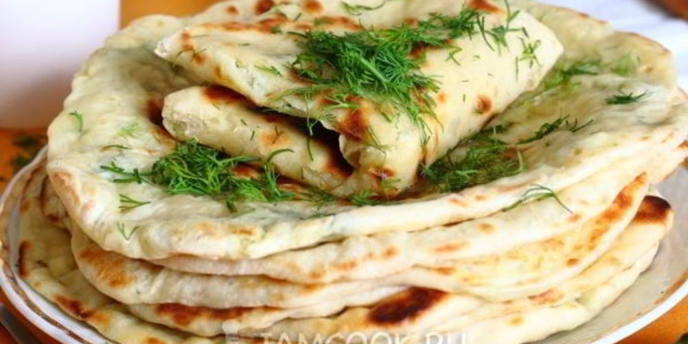 Рецепт сырные лепешки с начинкой