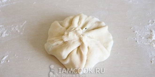 Рецепт лепешки на кефире с начинкой