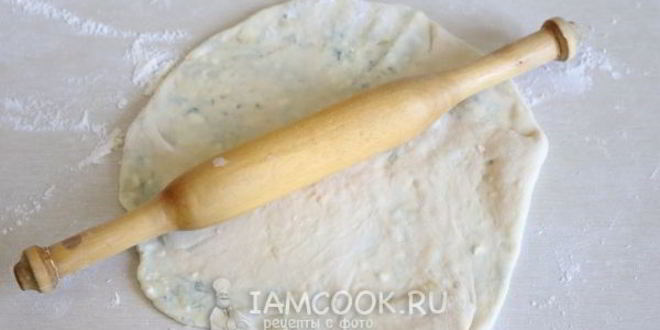 Рецепт лепешки на кефире с начинкой