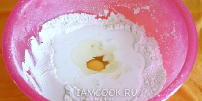 Рецепт лепешки на кефире с начинкой