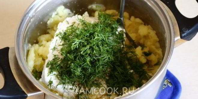 Рецепт лепешки на кефире с начинкой