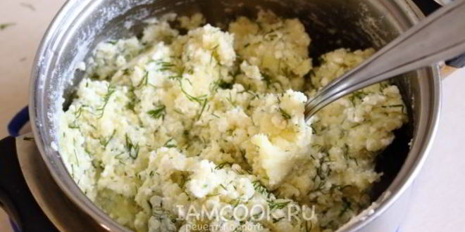 Рецепт лепешки на кефире с начинкой