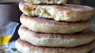 Рецепт Лепешки на простокваше на сковороде