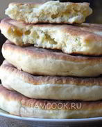 Лепешки на простокваше на сковороде