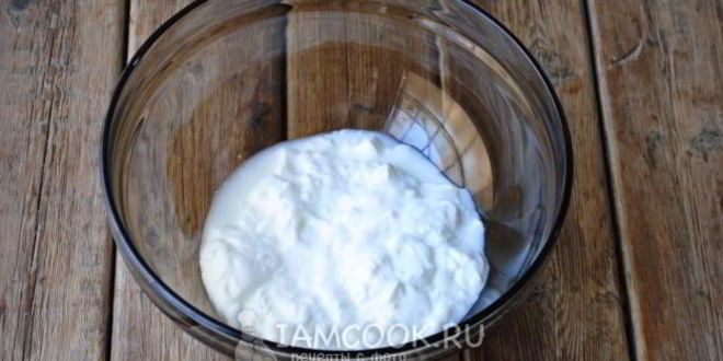 Рецепт лепешки на простокваше на сковороде