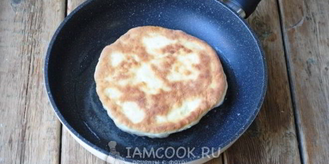 Рецепт лепешки на простокваше на сковороде