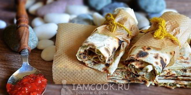 Рецепт лепешки с картошкой