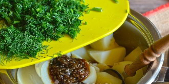 Рецепт лепешки с картошкой