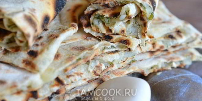 Рецепт лепешки с картошкой