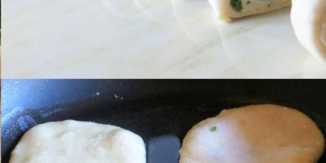 Рецепт лепешки с луком