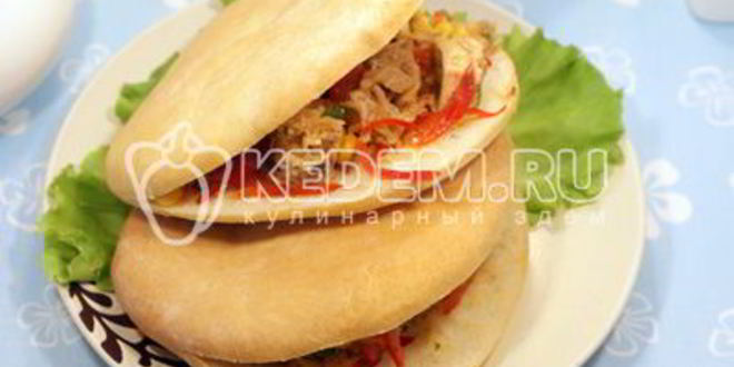 Рецепт лепешки с начинкой