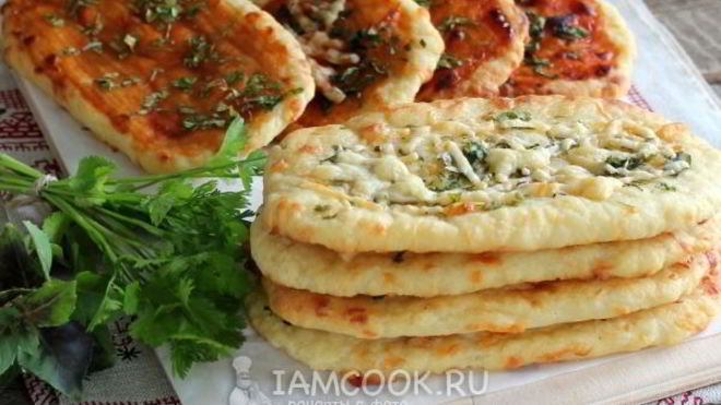 Рецепт Лепешки с сыром в духовке