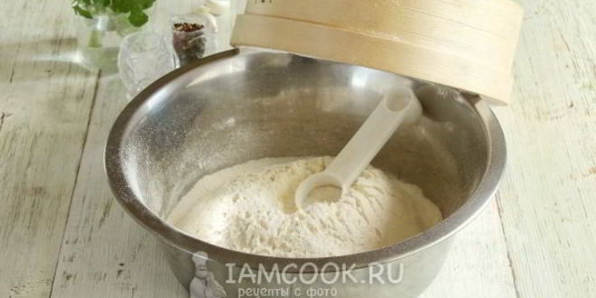 Рецепт лепешки с творогом на кефире на сковороде