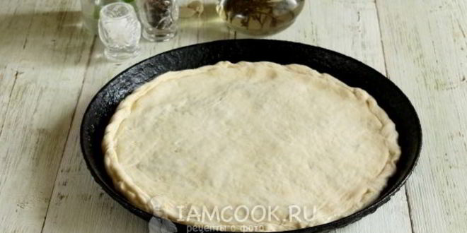 Рецепт лепешки с творогом на кефире на сковороде