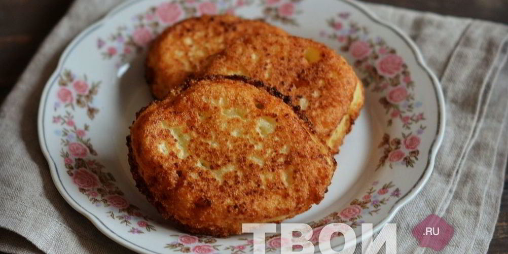 Рецепт творожные лепешки