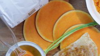 Рецепт Лепешки с тыквой и чесноком