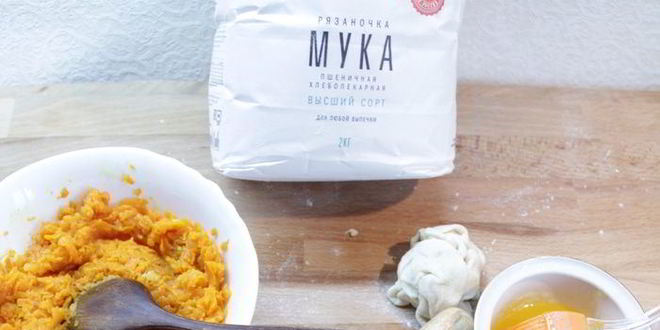 Рецепт лепешки с тыквой и чесноком