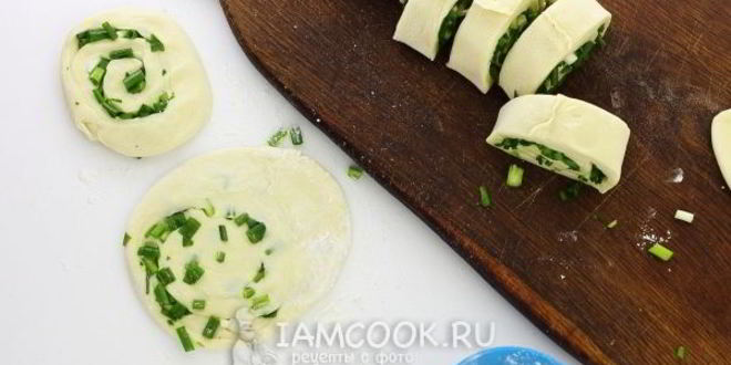 Рецепт лепешки с зеленым луком на сковороде