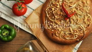 Рецепт Луковая фокачча с сыром
