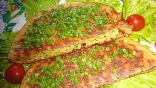 Рецепт Луковой лепешки