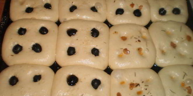 Рецепт мини-фокачча