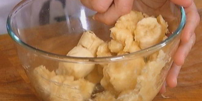 Рецепт овсяные лепешки с бананами и клюквой