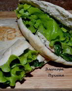 Перекус с лепешками