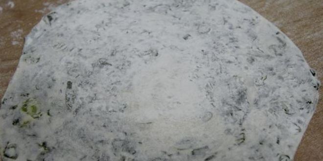 Рецепт постные лепешки с зеленым луком