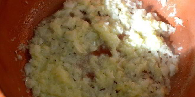 Рецепт рисовая лепешка, фаршированная грибами