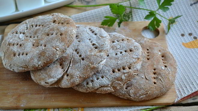 Рецепт Ржаные лепешки без дрожжей