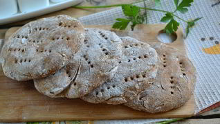 Рецепт Ржаных лепешек беза дрожжея