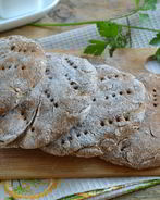 Ржаные лепешки без дрожжей