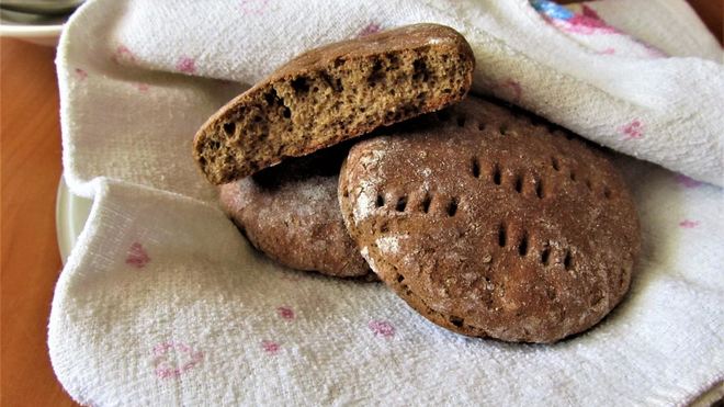 Рецепт Ржаные лепешки на кефире