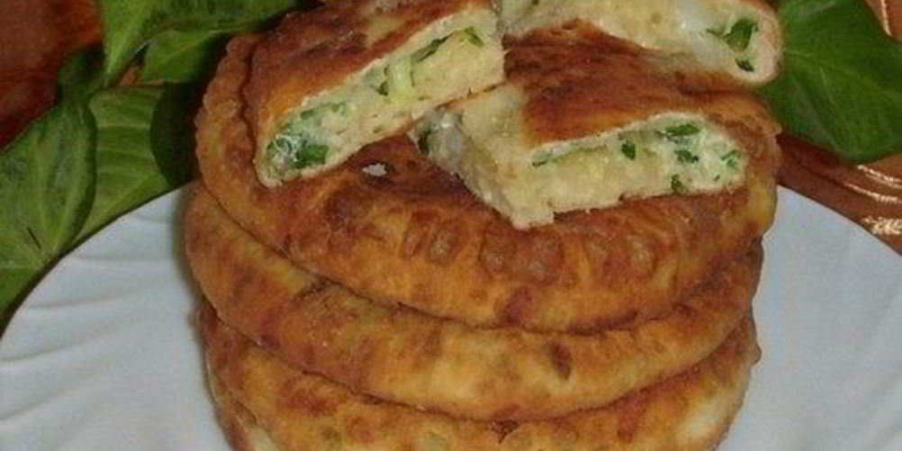 Рецепт лепешки с луком